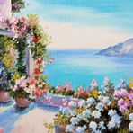 Nova Puzzle 1000 Parça Deniz Kenarındaki Ev Puzzle -