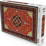 Nova Puzzle 1000 Parça Kırmızı Antik Halı Desenli Puzzle