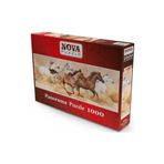 Nova Puzzle 1000 Parça Kum Fırtınasında Koşan Atlar Panorama