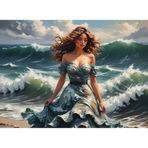 Nova Puzzle 1000 Parça Ruhumu Yansıtan Dalgalar Puzzle - Dalgalar Ve Kadın