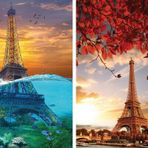 Nova Puzzle 2x1000 Parça Eyfel Kulesi Puzzle Seti