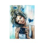 Nova Puzzle Fotoğraf Çeken Kız 1000 Parça Puzzle