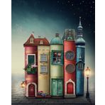 Nova Puzzle Geceyi Aydınlatan Kitaplar 1000 Parça Puzzle