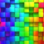 Nova Puzzle Gökkuşağı Renkli Kutular 1000 Parça Puzzle