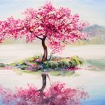 Nova Puzzle Pembe Kiraz Çiçeği Sakura 1000 Parça Puzzle