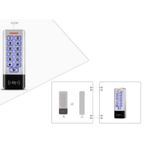 Novacom NC-MS11P Su Geçirmez Pin + Prox Metal WP Şifrematik