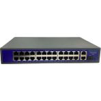 Novacom NVC-HIF2421GBL-C 24+2+1 Port 10/100/1000 Gigabit Uplink PoE Switch