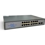Novacom NVC-HIS2116G2S 16 Port + 2 SFP Gigabit Plastik Kasa Ethernet Switch