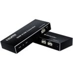 Novacom Nvc-kvm60 4k 60 Metre Hdmı+usb+ır To Cat6 Kvm Extender