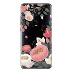 NOVAGO Xiaomi Mi 9T, Mi 9T Pro ile uyumlu koruyucu kılıf, fantezi desenli (büyük çiçek)