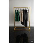 NovaLand Askılık Metal Konfeksiyon Ayaklı Elbise Askılık Tekerlekli 150x100x45
