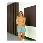 novalook novalokk562734 Kaşkorse Balıkçı Yaka Fitilli Bluz