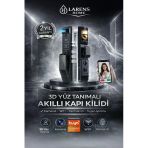 Novarex Pro Akıllı Kapı Kilidi – Yüz Tanıma, Parmak İzi, Şifre, Kart Ve Tuya Uygulama Destekli