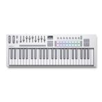 Novation Launchkey 49 Beyaz [MK4] – DAW Entegrasyonlu 49 Yarı Ağırlıklı Tuşlu, USB, MIDI Klavye Kontrol Cihazı. Akor ve Gam Modları, 16 Davul Pedi, Arpejör ve Müzik Oluşturma Yazılım Paketi Dahil