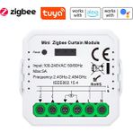 Novato Tuya Uyumlu Zigbee Perde Panjur Kepenk Kontrolcüsü ( 220V / 3A ) - Mobil Uygulama, Anahtar Girişli, Otomatik Kalibrasyon, Yüzdesel Kontrol, Google Asistan Amazon Alexa Destekli Switch