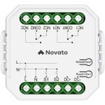 Novato Wifi Çift Kuru Kontak Röle - Ac Dc (Tuya, Smart Life Uyumlu )