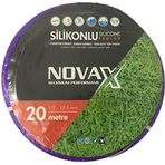 Novax Ekolüks Silikon PVC 1/2 20 m Bahçe Hortumu