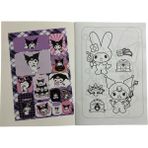Noventra Capybara Figürlü Sticker, Maske ve Boyama Kitabı (8 Sayfa)