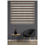 Noveva Home Bambu Zebra Stor Perde 1003 Kahve Ofis Mutfak Balkon Çocuk Odası Yatak Odası Salon Perdesi Lüx