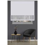 Noveva Home Stor Perde Lazer Kesim 117 Beyaz Mutfak Balkon Çocuk Odası Yatak Odası Salon Perdesi