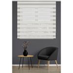 Noveva Home Zebra Stor Perde 01 Ekru Mutfak Çocuk Odası Ofis Balkon Salon Perdesi Güneşlik Perde Plaseco