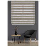 Noveva Home Zebra Stor Perde 05 Koyu Bej Mutfak Çocuk Odası Ofis Balkon Salon Perdesi Güneşlik Perde Plaseco