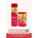 NOVEX Brezilya Keratin - Kurumuş Ve Zarar Görmüş Saçlar Için Şampuan 300ml Saç Maskesi 400g -
