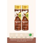 NOVEX Coconut Oil - Kuru ve Hasarlı Saçlar İçin Hindistan Cevizi Yağı İçeren Şampuan 300ml X 2 Adet