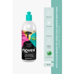 NOVEX Mystic Black - Kuru Bukleli Saçlar Için Onarıcı Durulanmayan Saç Kremi 500ml