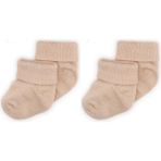 Novibaby 2'Li Bambu Bebek Çorap Beige Bej Yenidoğan - 6 - 12 Ay