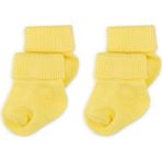 Novibaby 2'Li Bambu Bebek Çorap Lemon Sarı Yenidoğan - 1,5 - 2 Yaş