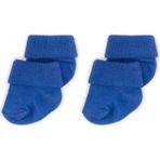 Novibaby 2'Li Bambu Bebek Çorap Navy Blue Lacivert Yenidoğan - 6 - 12 Ay