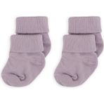 Novibaby 2'Li Bambu Bebek Çorap Purple Lila Yenidoğan - 1,5 - 2 Yaş