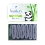 Novibaby 3'lü Bambu Yenidoğan Bebek Çorap (Cloud, 6-12 Ay)