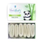 Novibaby 3'lü Bambu Yenidoğan Bebek Çorap (Ecru, 6-12 Ay)