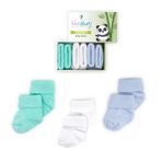 Novibaby 3'lü Bambu Yenidoğan Bebek Çorap (Fresh, 6-12 Ay)