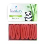 Novibaby 3'lü Bambu Yenidoğan Bebek Çorap (Orange, 6-12 Ay)