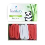 Novibaby 3'lü Bambu Yenidoğan Bebek Çorap (White Orange, 6-12 Ay)