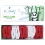 Novibaby 5'li Bambu Yenidoğan Bebek Çorabı I Flag I 0-6 Ay - 0 - 6 Ay - Kırmızı - Beyaz