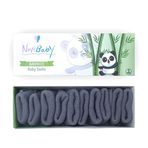 Novibaby 5'li Bambu Yenidoğan Bebek Çorap (Cloud, 0-6 Ay)