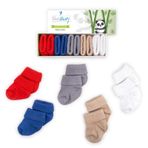 Novibaby 5'li Bambu Yenidoğan Bebek Çorap (Cold Weather, 18-24 Ay)