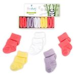 Novibaby 5'li Bambu Yenidoğan Bebek Çorap (Colourful, 18-24 Ay)