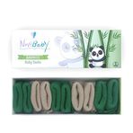 Novibaby 5'li Bambu Yenidoğan Bebek Çorap (Greeny, 6-12 Ay)