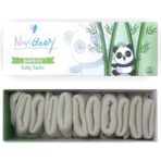 Novibaby 5'li Bambu Yenidoğan Bebek Çorap I Ecru Ekru Kız Erkek Bebek Çorabı - 1,5 - 2 Yaş