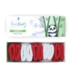 Novibaby 5li Bambu Yenidoğan Bebek Çorap I Flag I 0-6 Ay