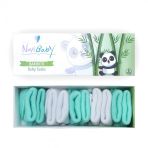 Novibaby 5li Bambu Yenidoğan Bebek Çorap I Minty I 0-6 Ay