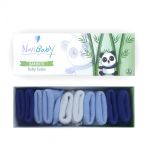 Novibaby 5li Bambu Yenidoğan Bebek Çorap I Mix Blue I 0-6 Ay
