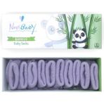 Novibaby 5'li Bambu Yenidoğan Bebek Çorap I Purple Lila Kız Erkek Bebek Çorabı - Açık Lila - 1,5 - 2 Yaş