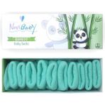 Novibaby 5'li Bambu Yenidoğan Bebek Çorap I Sea Green Mint Kız Erkek Bebek Çorabı - Açık Mint - 1,5 - 2 Yaş