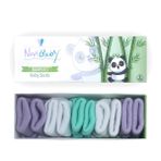Novibaby 5'li Bambu Yenidoğan Bebek Çorap (Lili, 0-6 Ay)